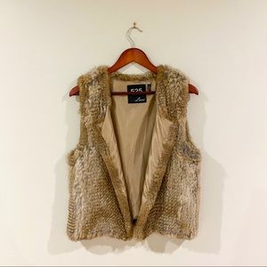 Women’s Fur Vest 100% Real Fur - NEW